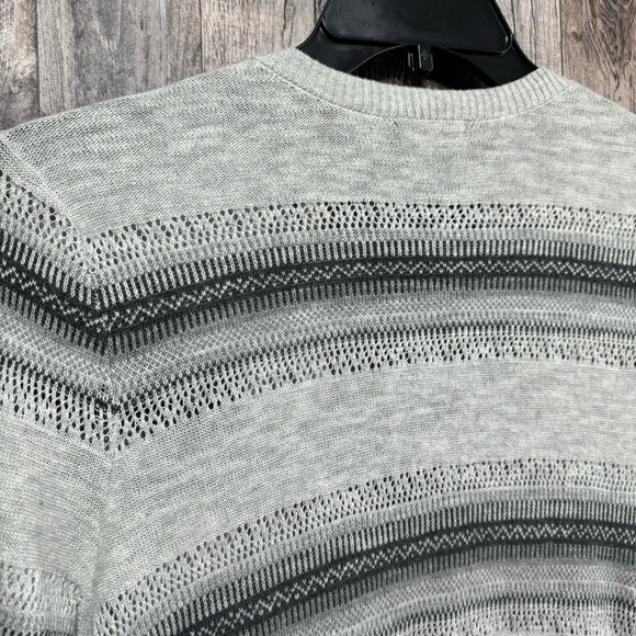 Eddie Bauer- Gray Knit Open Front Lightweight Cardigan- Sz. M - Picture 7 of 7